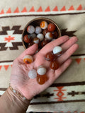 Sardonyx - carnelian- agate-  Mini Sphere - 20 mm