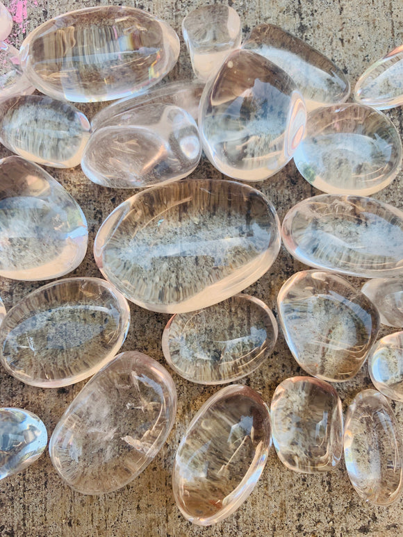 Clear Quartz Tumble teardrop