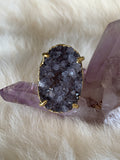 Amethyst Stardust Ring