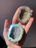 Rainbow Titanium Aura Geode