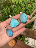 Enchanting Blue Labradorite Pendants