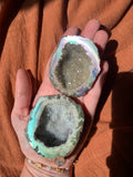 Rainbow Titanium Aura Geode