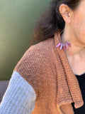 Fucshia Quartz Crystal Earrings