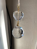 Be Mine - Heart Crystal prism Suncatcher - crystal valentine- sun catcher, sun prism, rainbow maker, crystal heart
