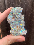 Druzy Aura Chalcedony Rosette