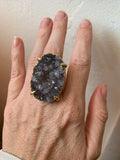 Amethyst Stardust Ring