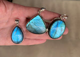 Enchanting Blue Labradorite Pendants