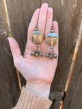 Silver Concho Earrings