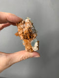 Creedite flower with fluorite