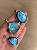 Enchanting Blue Labradorite Pendants