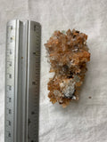 Creedite flower with fluorite