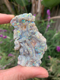 Druzy Aura Chalcedony Rosette