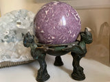 Lepidolite Sphere 958g