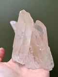Peach tint Quartz cluster