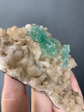 Collector Piece: Green Apophyllite flower