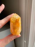 Golden Quartz with iron oxide inclusion