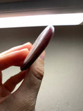 Gemmy Silvery Lepidolite Palm stone