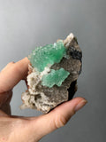 Collector Piece: Green Apophyllite flower