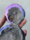 Druzy Rainbow Aura Geode