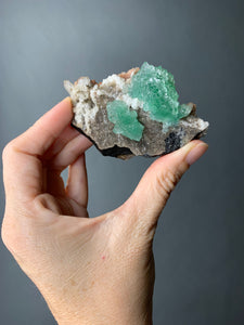 Collector Piece: Green Apophyllite flower