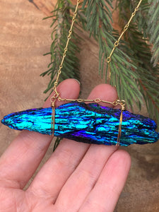 Aura Kyanite Necklace