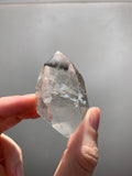 Silver Rutile and Brookite in Quartz