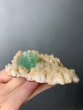 Collector Piece: Green Apophyllite flower