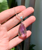 Ametrine sterling silver necklace - 18”