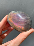Sunset labradorite palmstone