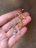 Natural Ethiopian Opal - Earrings