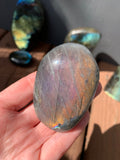 Sunset labradorite palmstone
