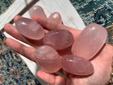 Star Rose Quartz Tumbles