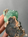 Collector Piece: Green Apophyllite flower