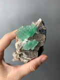 Collector Piece: Green Apophyllite flower