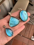 Enchanting Blue Labradorite Pendants