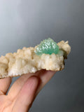 Collector Piece: Green Apophyllite flower