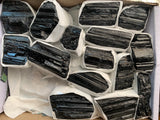 Raw Black Tourmaline set of 3