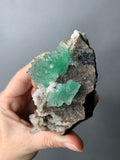 Collector Piece: Green Apophyllite flower