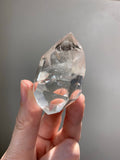 Silver Rutile and Brookite in Quartz