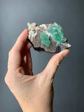 Collector Piece: Green Apophyllite flower