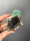 Collector Piece: Green Apophyllite flower