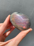 Sunset labradorite palmstone