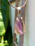 Ametrine sterling silver necklace - 18”