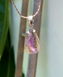 Ametrine sterling silver necklace - 18”