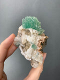 Collector Piece: Green Apophyllite flower