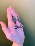 Silver Concho Earrings